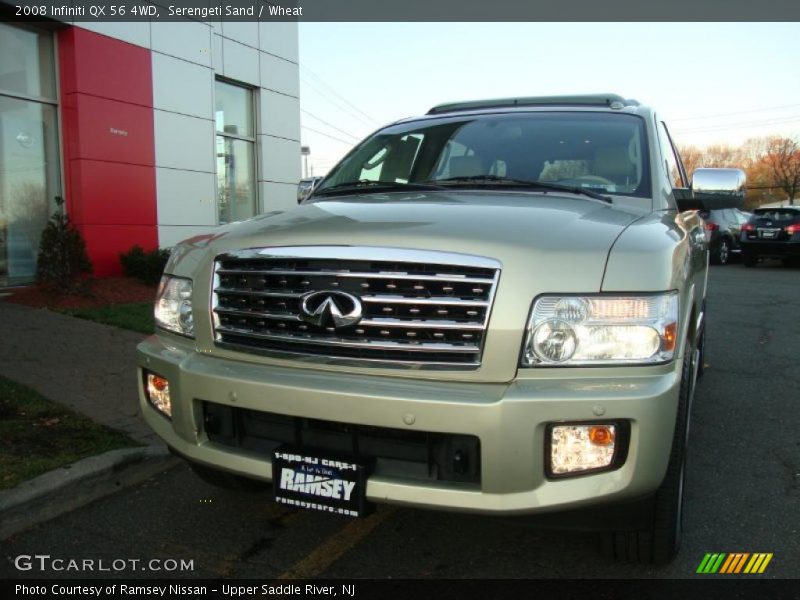 Serengeti Sand / Wheat 2008 Infiniti QX 56 4WD