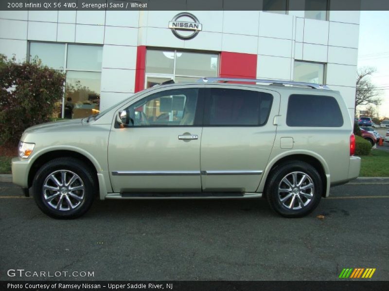 Serengeti Sand / Wheat 2008 Infiniti QX 56 4WD