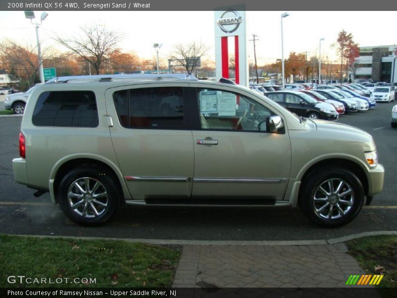 Serengeti Sand / Wheat 2008 Infiniti QX 56 4WD