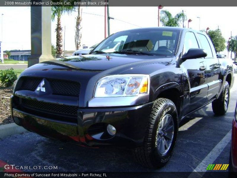Brilliant Black / Slate 2008 Mitsubishi Raider LS Double Cab