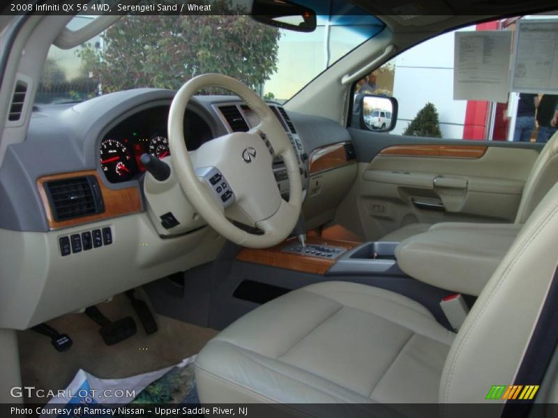 Serengeti Sand / Wheat 2008 Infiniti QX 56 4WD