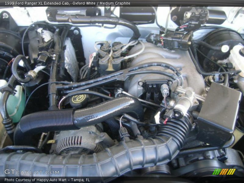 Oxford White / Medium Graphite 1999 Ford Ranger XL Extended Cab