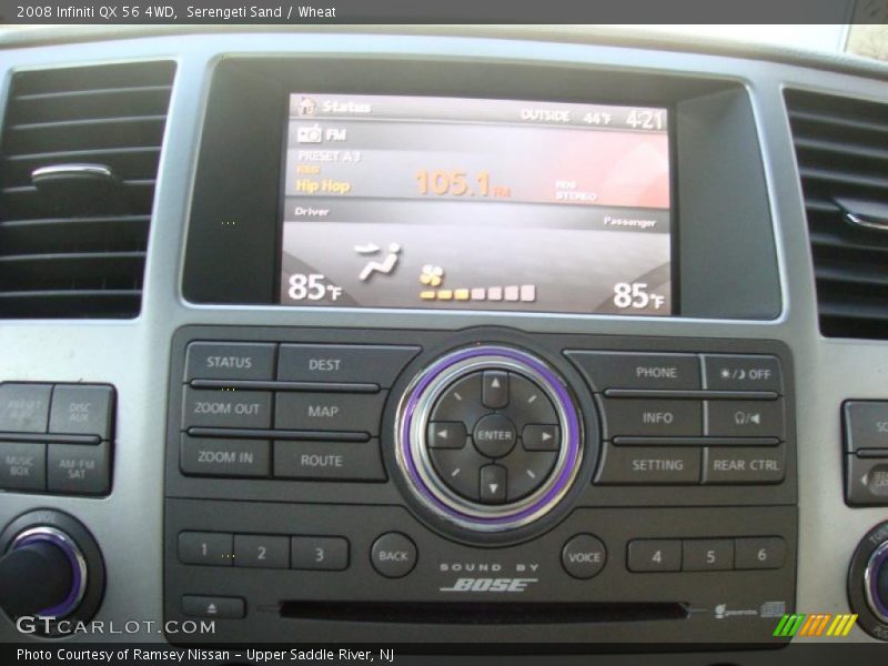 Serengeti Sand / Wheat 2008 Infiniti QX 56 4WD