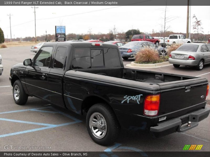 Black Clearcoat / Medium Graphite 1999 Ford Ranger XLT Extended Cab