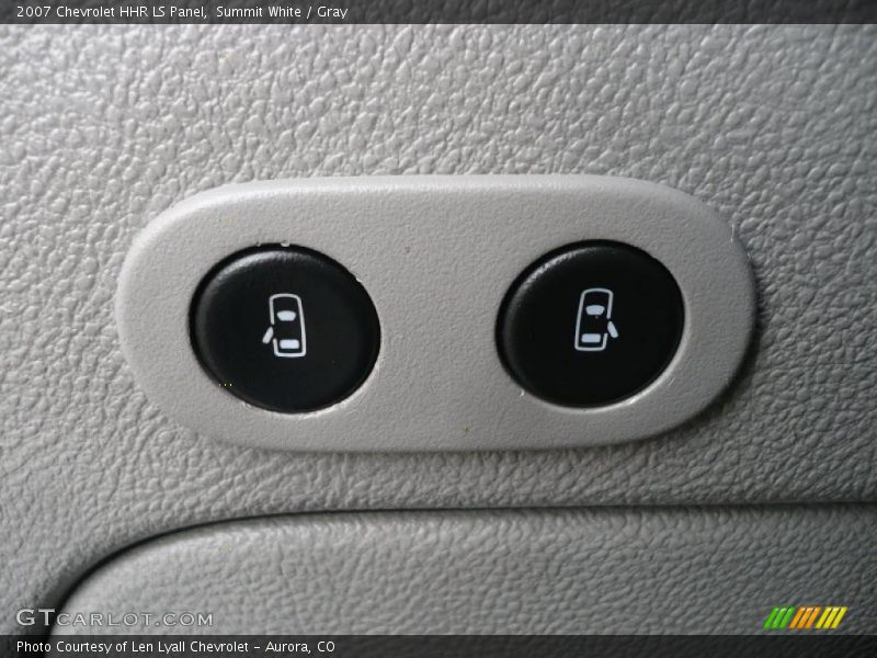 Summit White / Gray 2007 Chevrolet HHR LS Panel