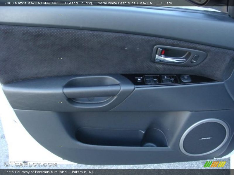 Crystal White Pearl Mica / MAZDASPEED Black 2008 Mazda MAZDA3 MAZDASPEED Grand Touring