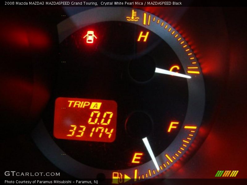 Crystal White Pearl Mica / MAZDASPEED Black 2008 Mazda MAZDA3 MAZDASPEED Grand Touring