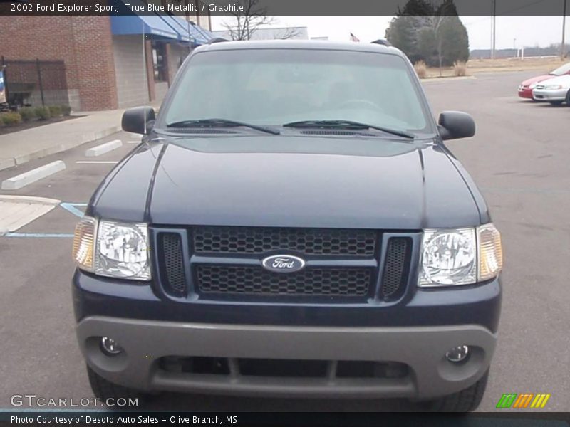 True Blue Metallic / Graphite 2002 Ford Explorer Sport