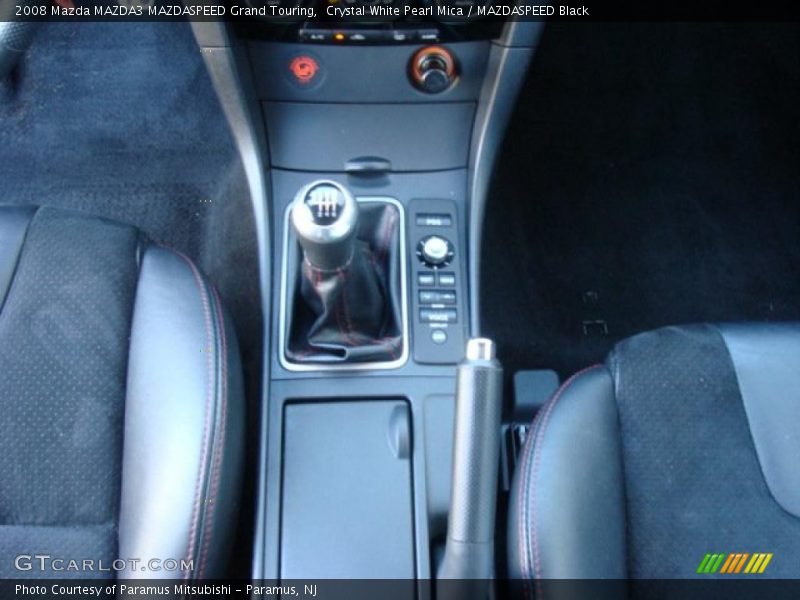 Crystal White Pearl Mica / MAZDASPEED Black 2008 Mazda MAZDA3 MAZDASPEED Grand Touring