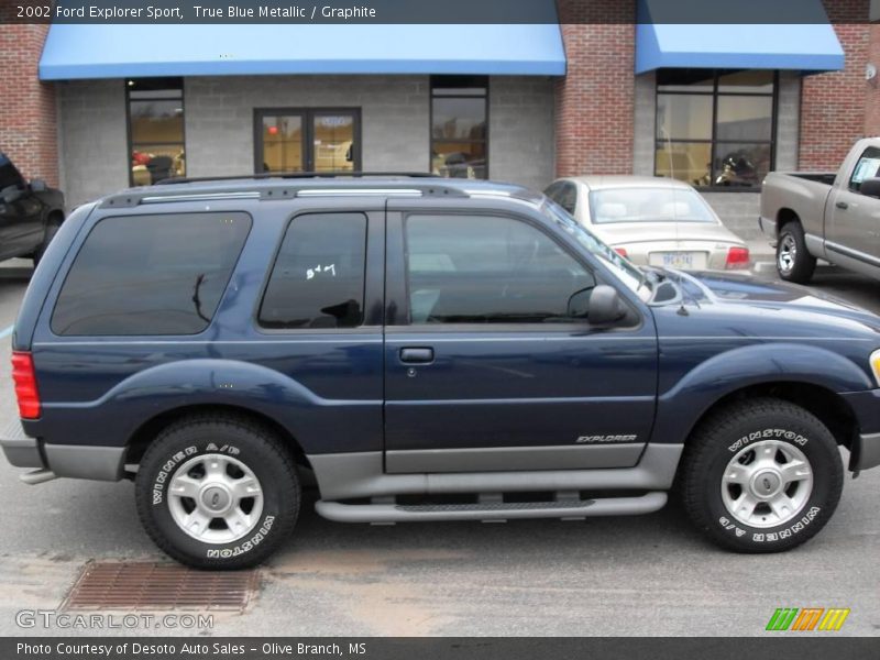 True Blue Metallic / Graphite 2002 Ford Explorer Sport