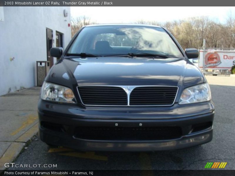 Thunder Gray Metallic / Black 2003 Mitsubishi Lancer OZ Rally