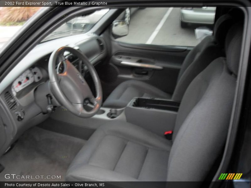 True Blue Metallic / Graphite 2002 Ford Explorer Sport