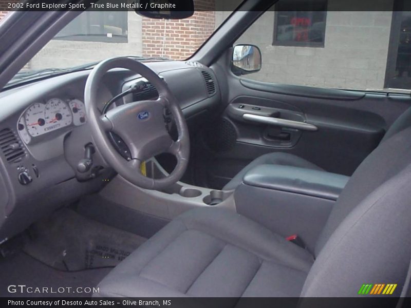 True Blue Metallic / Graphite 2002 Ford Explorer Sport