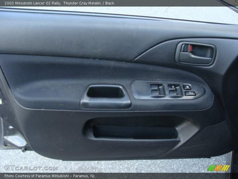 Thunder Gray Metallic / Black 2003 Mitsubishi Lancer OZ Rally