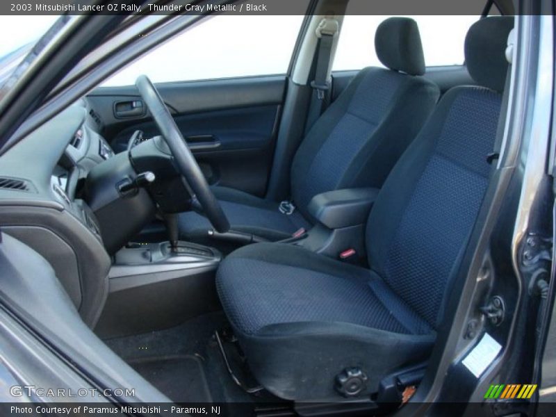 Thunder Gray Metallic / Black 2003 Mitsubishi Lancer OZ Rally
