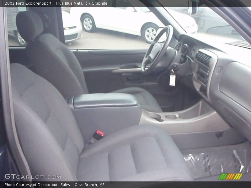 True Blue Metallic / Graphite 2002 Ford Explorer Sport