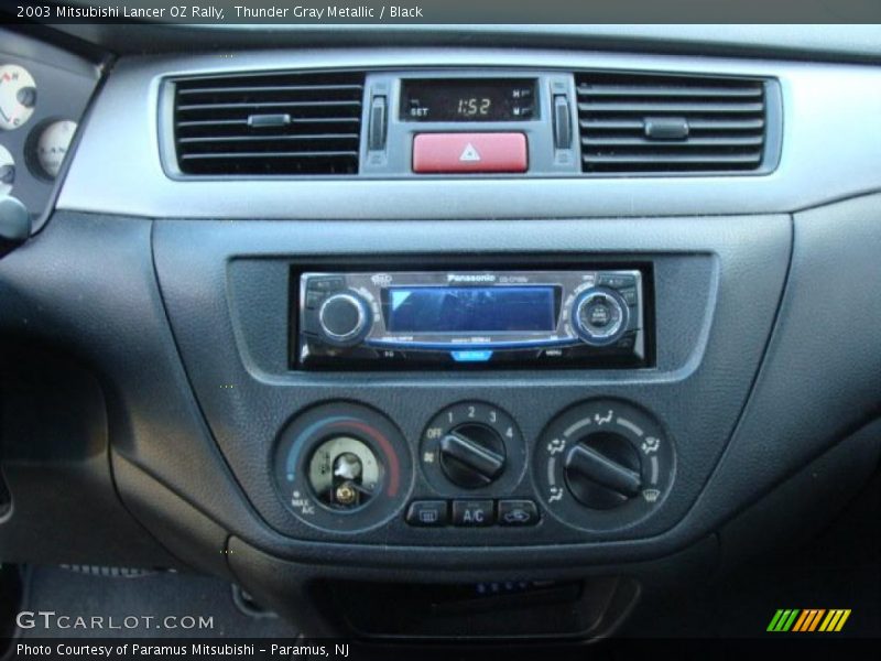 Thunder Gray Metallic / Black 2003 Mitsubishi Lancer OZ Rally
