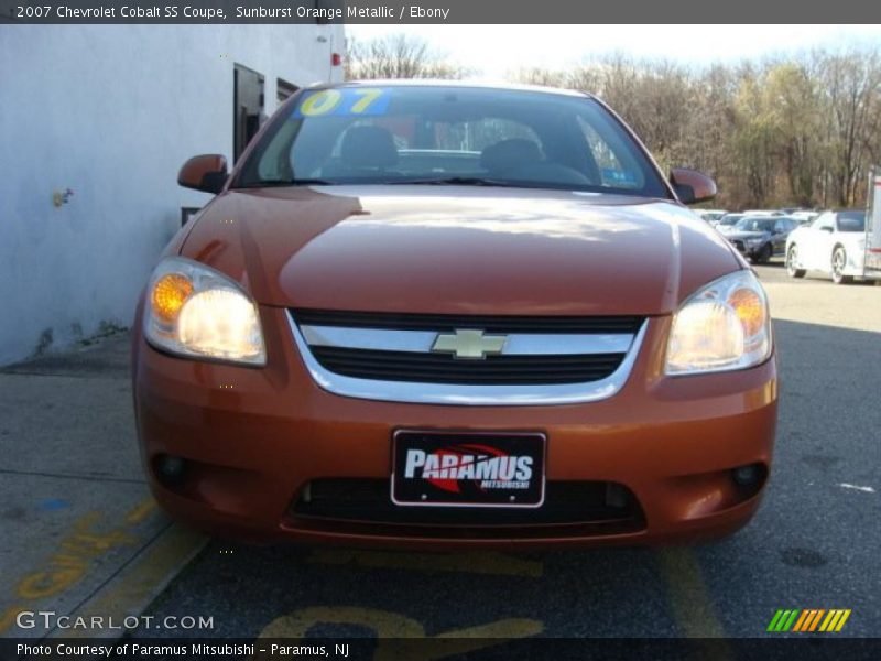 Sunburst Orange Metallic / Ebony 2007 Chevrolet Cobalt SS Coupe