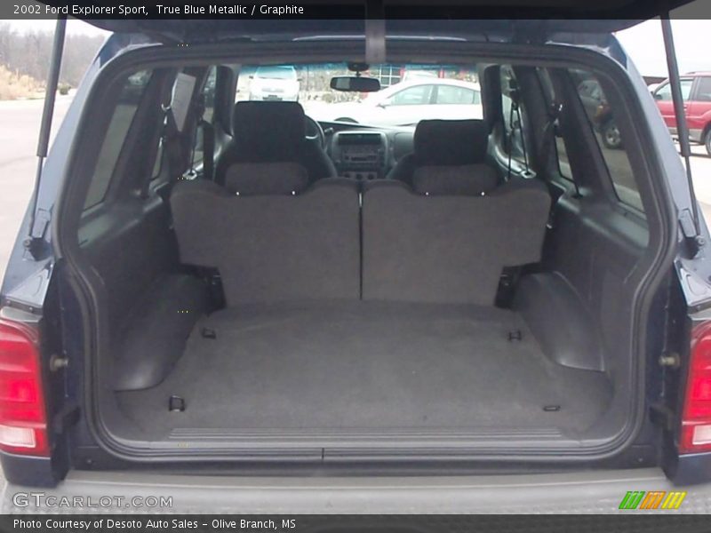 True Blue Metallic / Graphite 2002 Ford Explorer Sport
