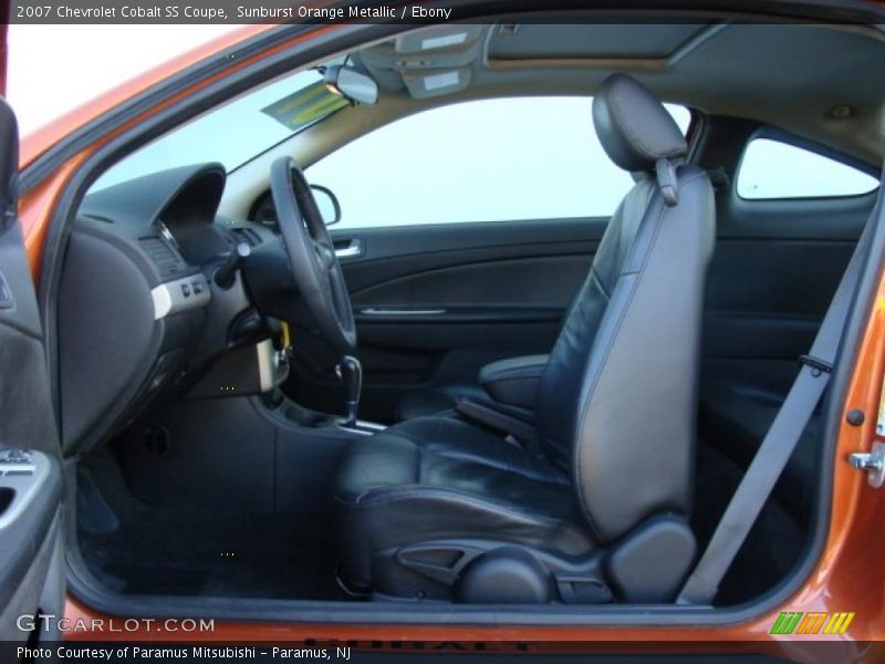  2007 Cobalt SS Coupe Ebony Interior