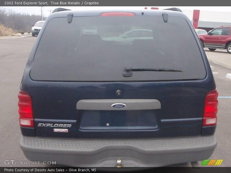 True Blue Metallic / Graphite 2002 Ford Explorer Sport