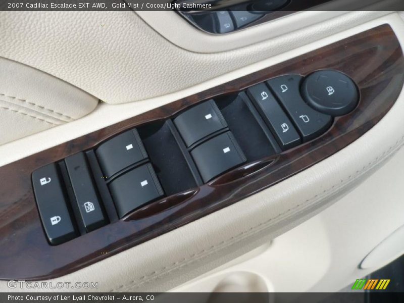 Gold Mist / Cocoa/Light Cashmere 2007 Cadillac Escalade EXT AWD