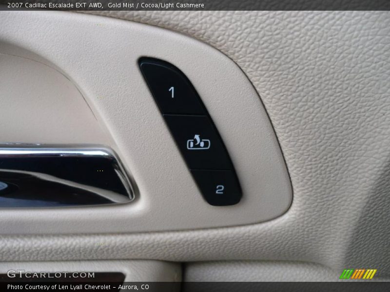 Gold Mist / Cocoa/Light Cashmere 2007 Cadillac Escalade EXT AWD