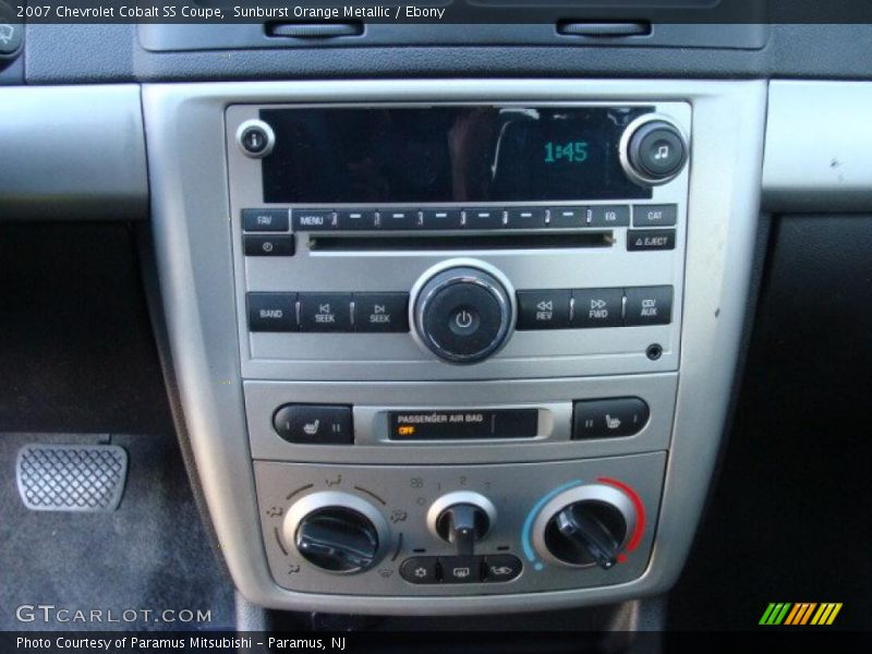 Controls of 2007 Cobalt SS Coupe