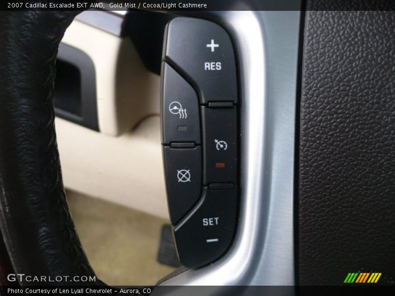 Gold Mist / Cocoa/Light Cashmere 2007 Cadillac Escalade EXT AWD