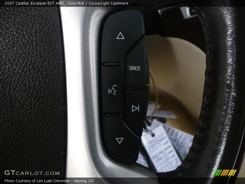 Gold Mist / Cocoa/Light Cashmere 2007 Cadillac Escalade EXT AWD