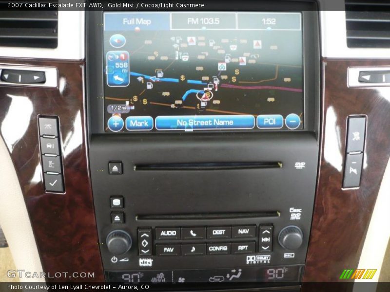 Gold Mist / Cocoa/Light Cashmere 2007 Cadillac Escalade EXT AWD