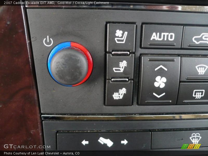 Gold Mist / Cocoa/Light Cashmere 2007 Cadillac Escalade EXT AWD