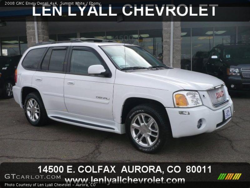 Summit White / Ebony 2008 GMC Envoy Denali 4x4
