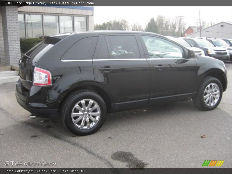 Black / Medium Light Stone 2008 Ford Edge Limited