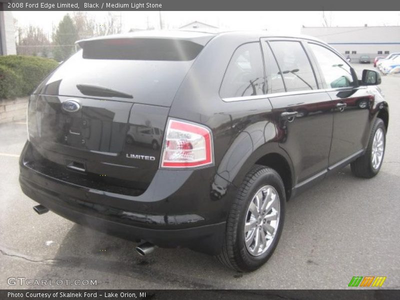 Black / Medium Light Stone 2008 Ford Edge Limited