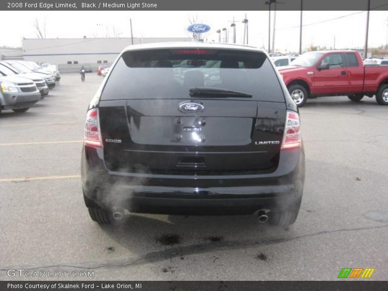 Black / Medium Light Stone 2008 Ford Edge Limited