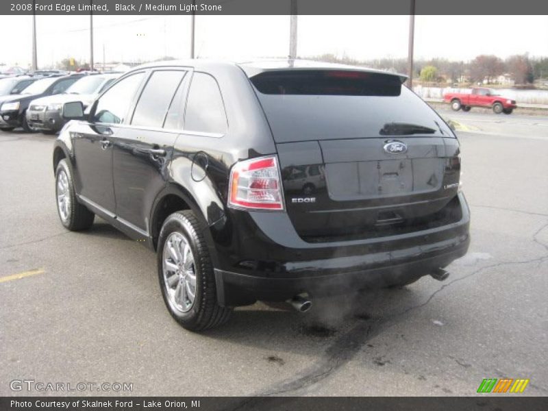 Black / Medium Light Stone 2008 Ford Edge Limited