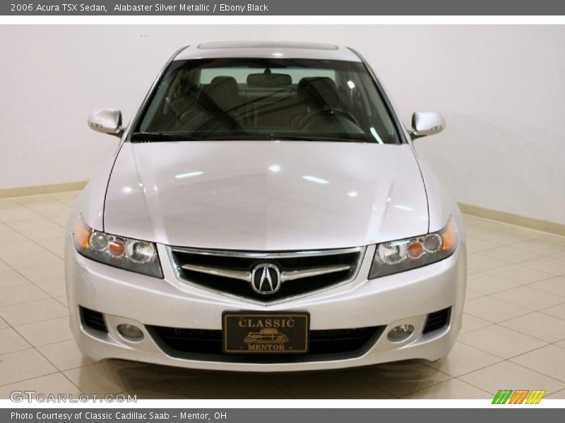 Alabaster Silver Metallic / Ebony Black 2006 Acura TSX Sedan