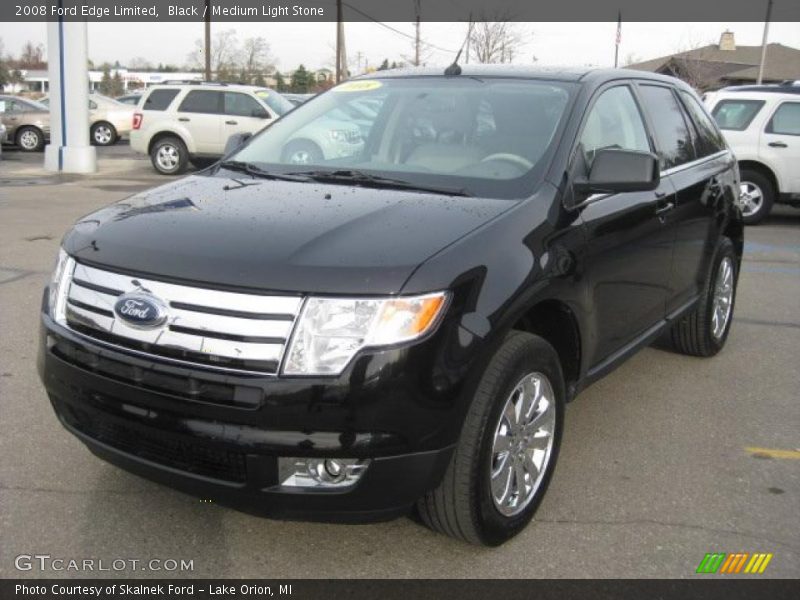 Black / Medium Light Stone 2008 Ford Edge Limited