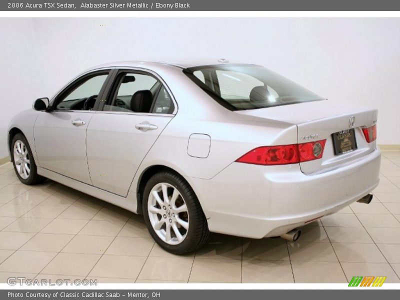 Alabaster Silver Metallic / Ebony Black 2006 Acura TSX Sedan