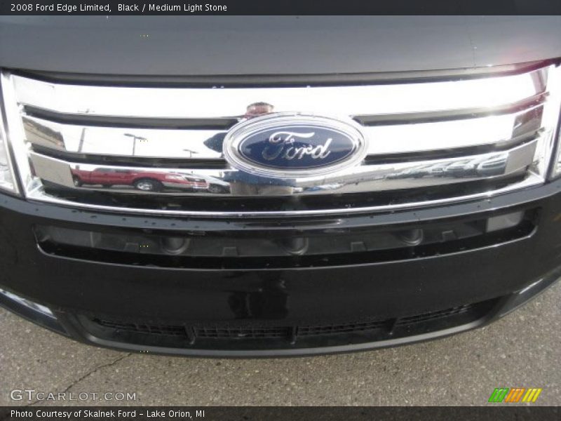 Black / Medium Light Stone 2008 Ford Edge Limited