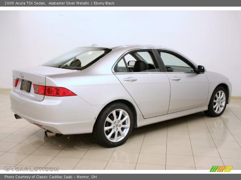 Alabaster Silver Metallic / Ebony Black 2006 Acura TSX Sedan