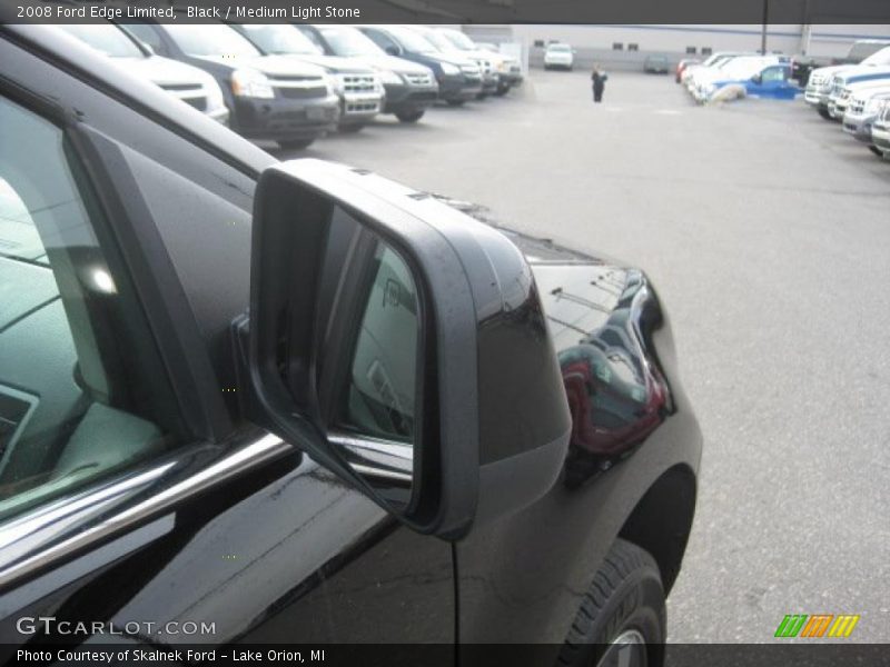 Black / Medium Light Stone 2008 Ford Edge Limited
