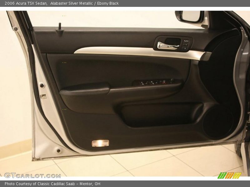 Alabaster Silver Metallic / Ebony Black 2006 Acura TSX Sedan