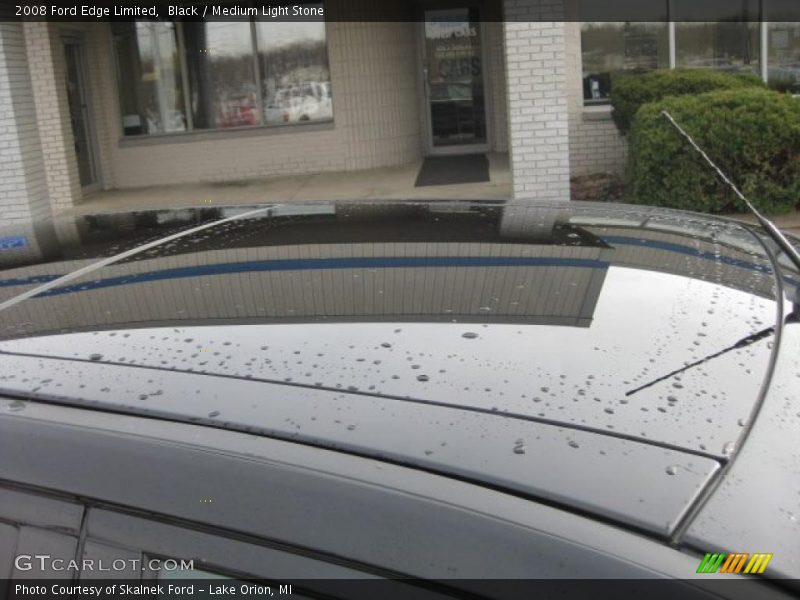 Black / Medium Light Stone 2008 Ford Edge Limited