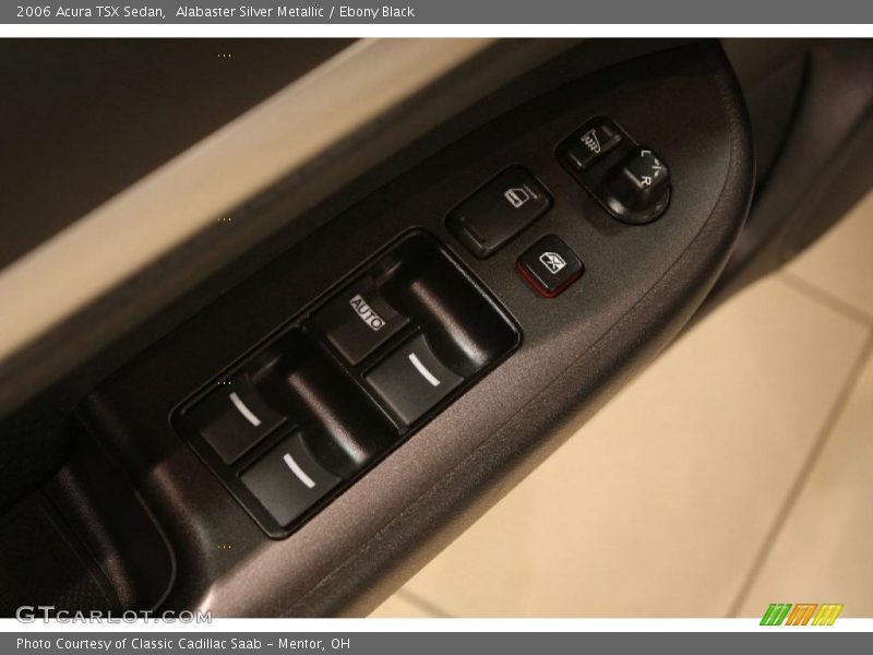 Alabaster Silver Metallic / Ebony Black 2006 Acura TSX Sedan