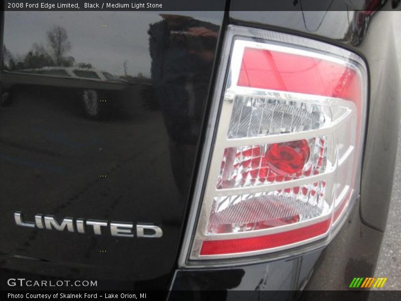 Black / Medium Light Stone 2008 Ford Edge Limited