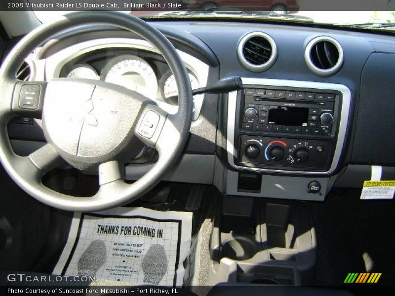 Brilliant Black / Slate 2008 Mitsubishi Raider LS Double Cab