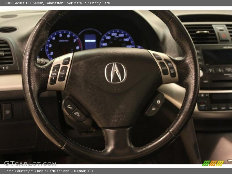 Alabaster Silver Metallic / Ebony Black 2006 Acura TSX Sedan