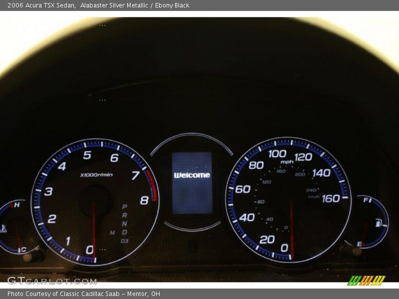 Alabaster Silver Metallic / Ebony Black 2006 Acura TSX Sedan